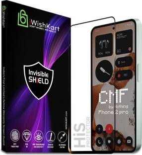 iWishKart Edge To Edge Tempered Glass for Nothing CMF Phone 2 Pro 5G, Nothing CMF Phone 2 Pro, Military grade Edge to Edge Premium gorilla glass with Self Installation Guide - Wet & Dry wipes, Dust Absorber [With Warranty]