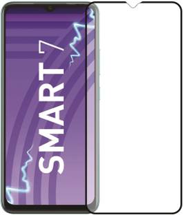 GLOBAL NOMAD Edge To Edge Tempered Glass for Infinix SMART 7, Infinix HOT 30i