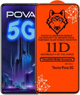 CRodible Edge To Edge Tempered Glass for Tecno Pova 5G