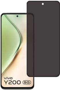 KARTRAY Edge To Edge Tempered Glass for Vivo Y200 5G, Privacy Glass