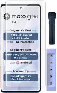 NKCASE Edge To Edge Tempered Glass for Motorola G96 5G, Moto G96 5G, (UV)