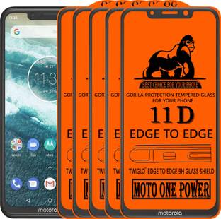TWIGLO Edge To Edge Tempered Glass for Motorola Moto One Power