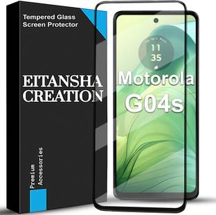 EITANSHA CREATION Edge To Edge Tempered Glass for Moto G04