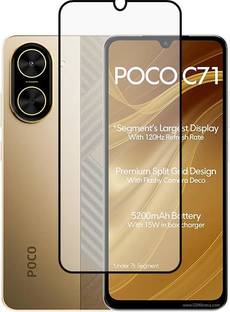 NEXZONE Edge To Edge Tempered Glass for POCO C71, REDMI A5