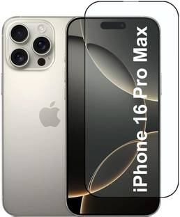 EITANSHA CREATION Edge To Edge Tempered Glass for iPhone 16 Pro Max, Apple iPhone 16 Pro Max