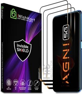 iWishKart Edge To Edge Tempered Glass for Lava 5G Agni