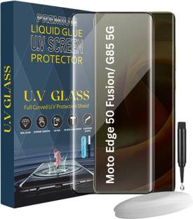 Fablue Edge To Edge Tempered Glass for Motorola G85 5G, Moto G85 5G, Moto G85