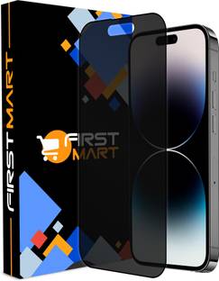 FIRST MART Edge To Edge Tempered Glass for Apple iPhone 14 Pro Max, Apple 14 Pro Max, iPhone 14 Pro Max, (Privacy Protection)