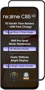 INFINITYWORLD Edge To Edge Tempered Glass for Realme C85 5G