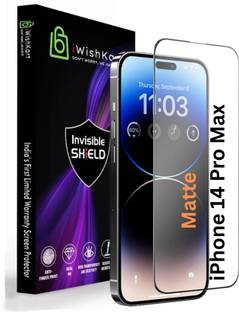 iWishKart Edge To Edge Tempered Glass for Apple iPhone 14 Pro Max