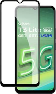 HUPSHY Edge To Edge Tempered Glass for VIVO T3 Lite 5G