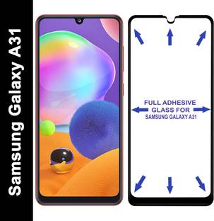 HUPSHY Edge To Edge Tempered Glass for Samsung Galaxy A31