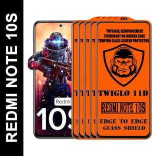 TWIGLO Edge To Edge Tempered Glass for REDMI NOTE 10S