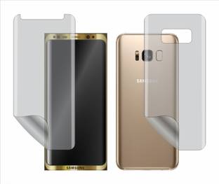 TELTREK Front and Back Screen Guard for SAMSUNG S8 EDGE (Edge to Edge Full Screen Protector)
