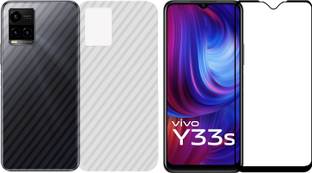 Karpine Front and Back Screen Guard for Vivo Y33s, Vivo Y21