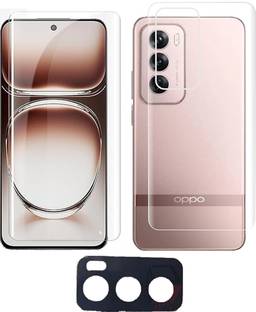 FABEKEE Front and Back Screen Guard for OPPO Reno 12 | OPPO Reno 12 Pro 5G