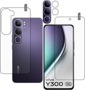 BOMGUARD Front and Back Screen Guard for VIVO Y300 5G With Camera Lens Protector