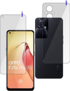 PONDRIK Front and Back Screen Guard for OPPO F21s Pro 5G
