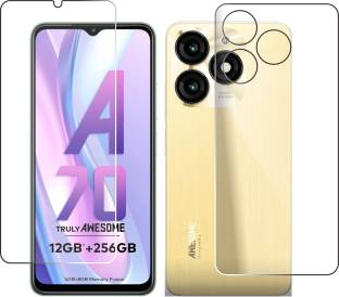 chakoor Front and Back Screen Guard for Itel A70
