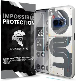 ArmourPro Front and Back Screen Guard for Nothing Phone (2A) 5G, Nothing Phone 2A, Nothing Phone (2A) 5G Special Edition, Nothing 2A Special Edition, Nothing 2A 5G