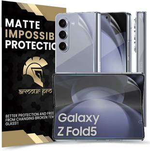 ArmourPro Front and Back Screen Guard for Samsung Galaxy Z Fold5 5G, Samsung Z Fold 5 5G, 4 Layer Unbreakable Membrane for Front, Back and Side Film