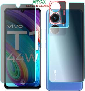 poswal Front and Back Screen Guard for Vivo T1 44W