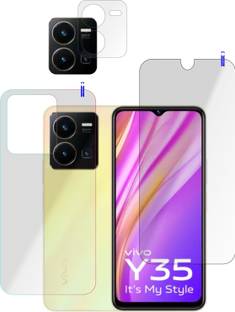 PONDRIK Front and Back Screen Guard for vivo Y35, VIVO Y35