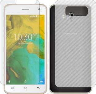Mobling Front and Back Screen Guard for KARBONN K9 SMART YUVA (Front 9H Hardness Matte & Carbon Fiber ...