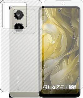 TELTREK Front and Back Screen Guard for Lava Blaze 3 5G