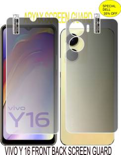 aryax Front and Back Screen Guard for VIVO Y16