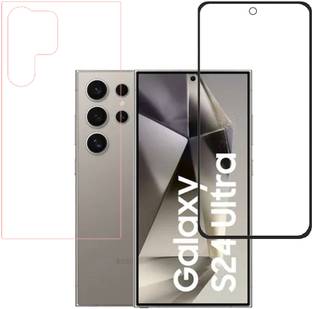 KARTRAY Front and Back Screen Guard for SAMSUNG Galaxy S24 Ultra 5G