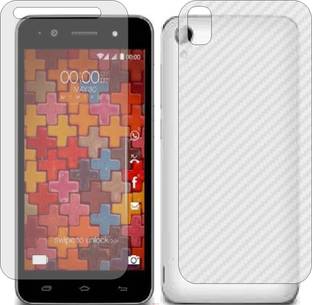 Mobling Front and Back Screen Guard for KARBONN MACHONE TITANIUM S310 (Front 9H Hardness Matte & Carbo...