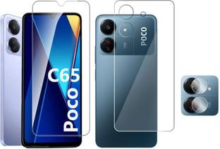 FINCH Front and Back Screen Guard for POCO C65