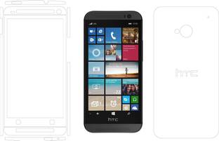 SR ENTERPRISE Front and Back Screen Guard for Htc One