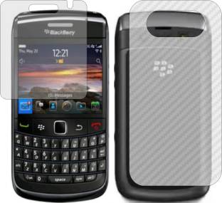 Mobling Front and Back Screen Guard for BLACKBERRY BOLD 3 9780 (Front 9H Hardness Matte & Carbon Fiber...