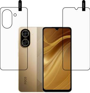 SOFT WINGS Front and Back Screen Guard for POCO C71 5G,poco c71 5g