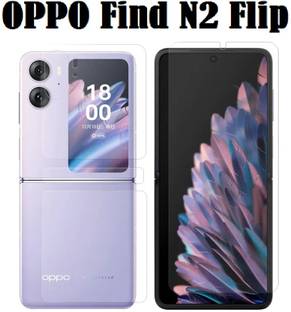 अस्वलबाय Front and Back Screen Guard OPPO Find N2 Flip, OPPO Find N2 Flip 5g के लिए