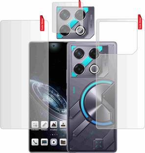 skrechtech Front and Back Screen Guard for Infinix GT 20 Pro 5G, GT 20 Pro 5G, {Camera lens}
