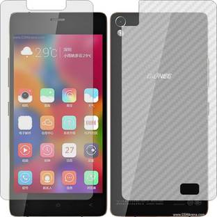 ZINGTEL Front and Back Screen Guard for GIONEE ELIFE S5.1 (Front Matte Finish & Back 3d Carbon Fiber)