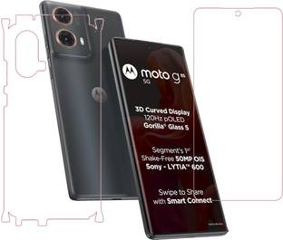 KARTRAY Front and Back Screen Guard for Motorola G85 5G, Moto G85 5G, Front Clear, Back Clear