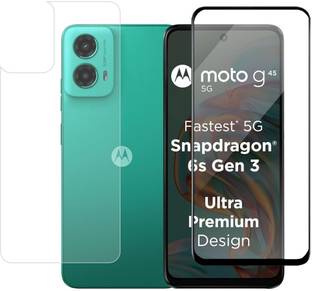 FINCH Front and Back Screen Guard for Motorola g45 5G, g45 5G, Moto G45, Motorola G45