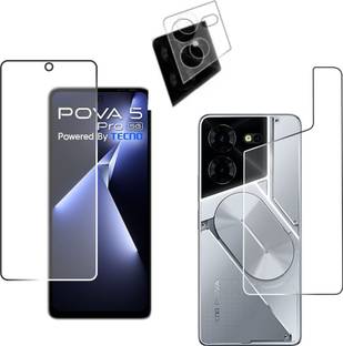 chakoor Front and Back Screen Guard for tecno pova 5 pro 5g