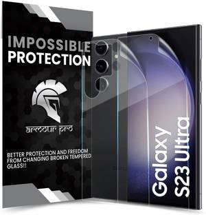 ArmourPro Front and Back Screen Guard for Samsung Galaxy S23 Ultra 5G, Samsung S23 Ultra 5G, Samsung Galaxy S23 Ultra, Nano Fiber Unbreakable Membrane Guard