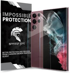 ArmourPro Front and Back Screen Guard for Samsung Galaxy S22 Ultra 5G, Samsung S22 Ultra 5G, Samsung Galaxy S22 Ultra, Nano Fiber Unbreakable Membrane Guard