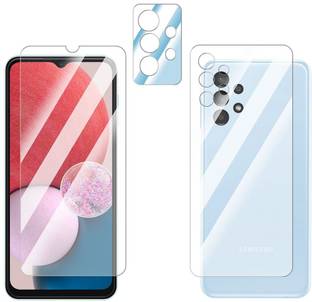 FCS Front and Back Screen Guard for Samsung Galaxy A13 Front+Back+Camera (Glossy)