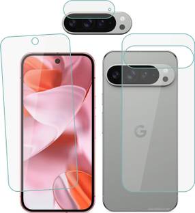 Ten To 11 Front and Back Tempered Glass for Google Pixel 9 Pro, Google Pixel 9 Pro [With Rear Camera Lens Guard]
