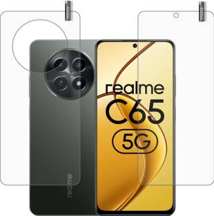 GARUDA GLASS Front and Back Tempered Glass for REALME C65 5G