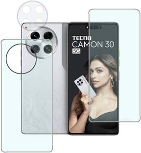 MOKPLZ Front and Back Tempered Glass for Tecno Camon 30 5G, Tecno Camon 30, Camon 30 5G, Camon 30