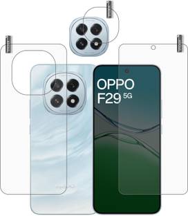 BOMGUARD Front and Back Tempered Glass for OPPO F29 5G With Camera Lens Protector