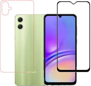 ECMERED Front and Back Tempered Glass for Samsung Galaxy A05, Samsung A05